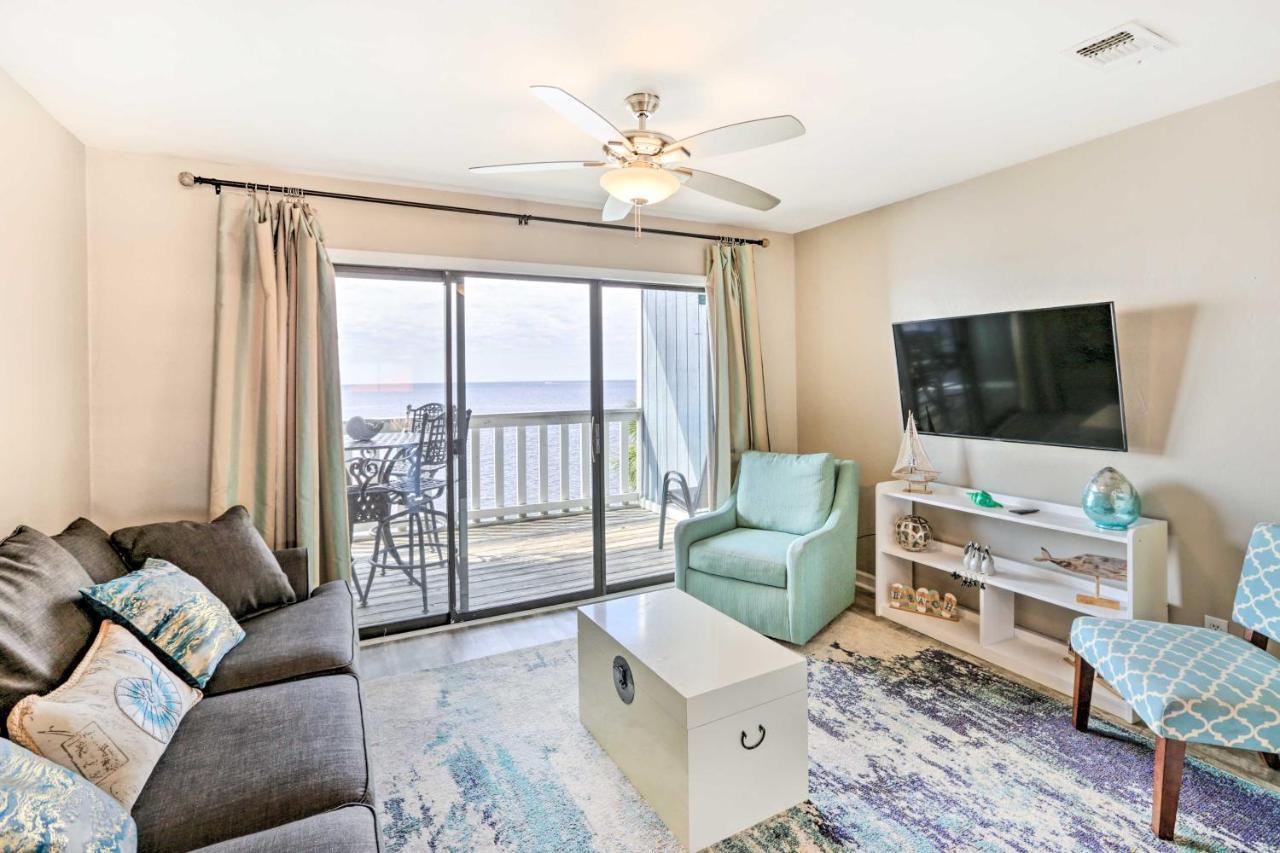Waterfront Escape With Balcony On Shell Point Beach! Panacea Экстерьер фото